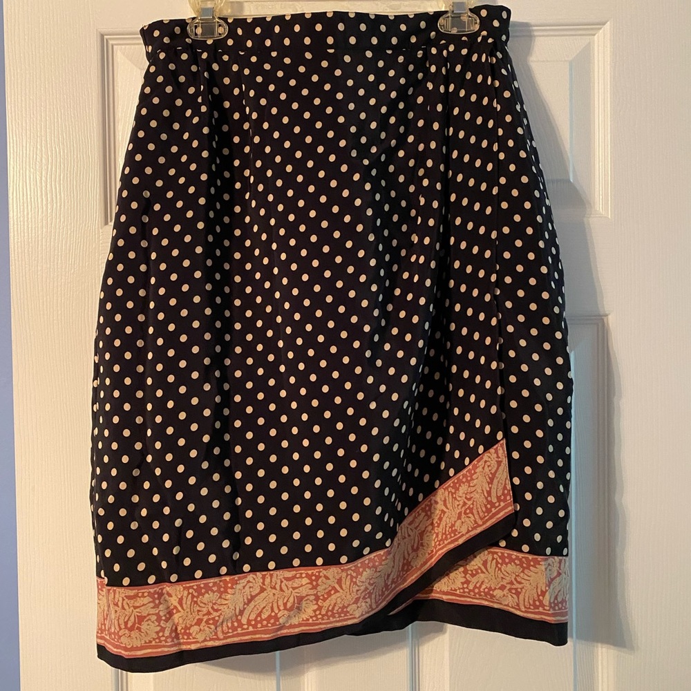 Women’s vintage faux-wrap skirt size 16 Jaqueline Ferrar
